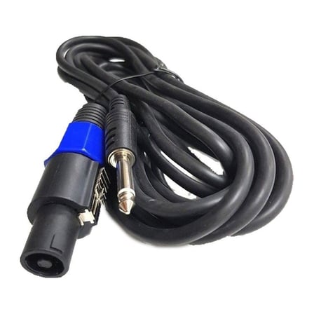 Spekon - 6.3 mm Mono Erkek 3 Metre Hoparlör Kablosu