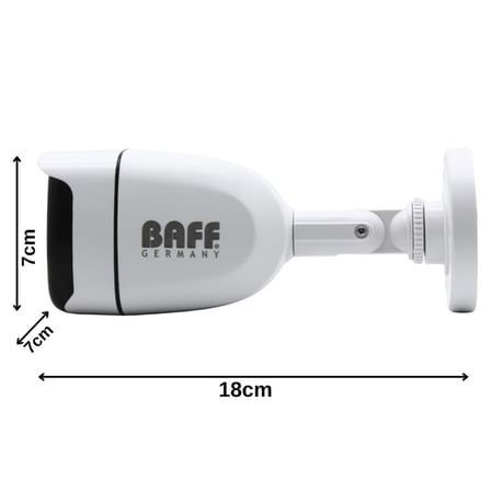 BAFF IP-5517WM 2.8MM 5MP POE MİC. 4 WARM LED
