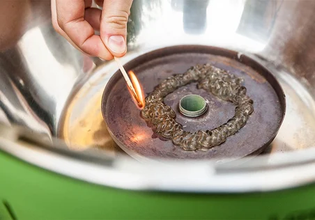 LotusGrill XL Dumansız Kömürlü Mangal - Yeşil