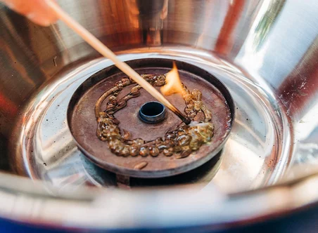 LotusGrill XL Dumansız Kömürlü Mangal - Mor