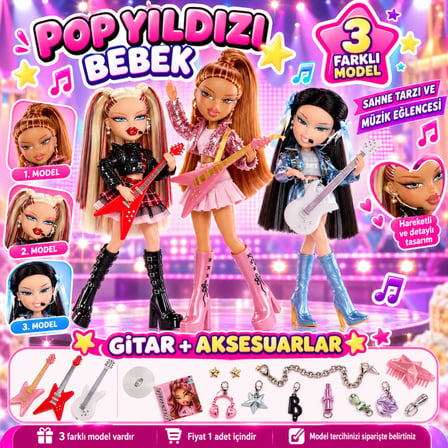 Pop Yıldızları Serisi Bebekleri