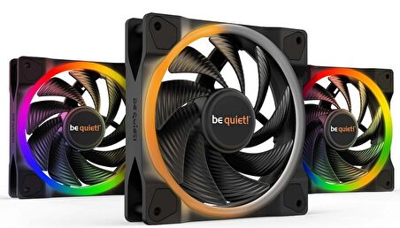 BE QUIET! Be Quiet! Light Wings 120mm PWM Premium ARGB Kasa Fanı 4-Pin 3lü Paket - BL077