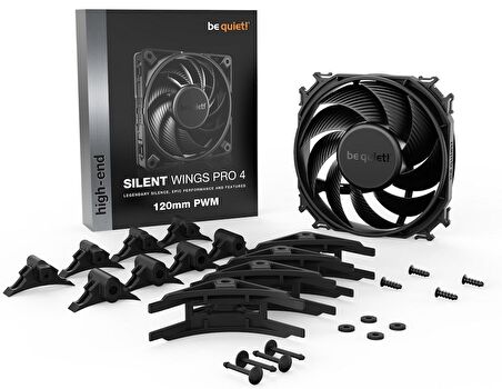 BE QUIET! Be Quiet! Silent Wings 4 140mm PWM 2500 RPM  Premium Kasa Fanı 4-Pin - BL097