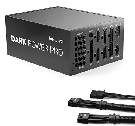 BE QUIET! Be Quiet! Dark Power Pro 13 1600W 80+ Titanium Tam Modüler Güç Kaynağı -  BN332