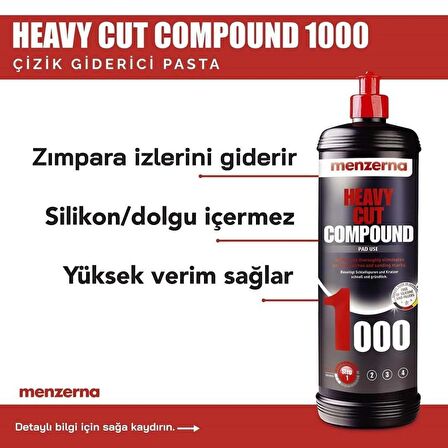 Menzerna Heavy Cut Compound 1000 1 Kg