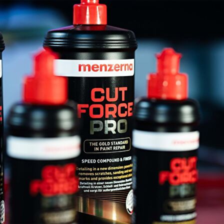 MENZERNA Cut Force Pro Altın Seri Ağır Çizik Giderici Kalın Pasta - 1 Lt