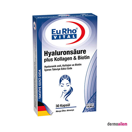 Eurho Vital Hyaluronsaure 30 Kapsül