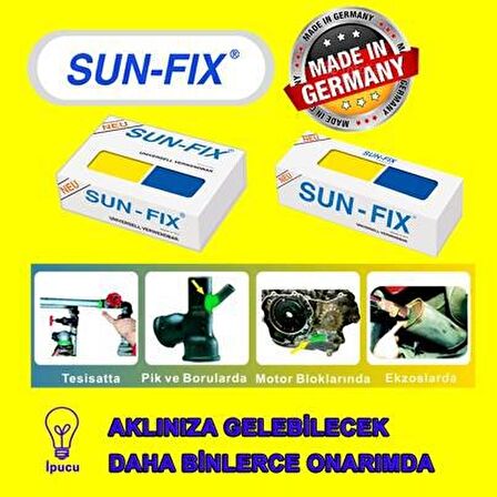 Sun-Fıx Macun Kaynak. Unıversal Verwendbar. 100Gr. 1 Adet