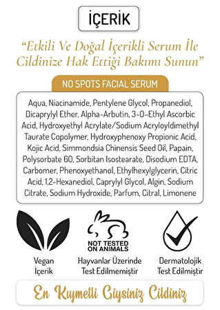 Elaine Perine Koyu Leke Karşıtı Aydınlatıcı Serum Cilt Tonu Eşitleyici Pigmentasyon Yaşlılık Lekesi Serumu 30ML