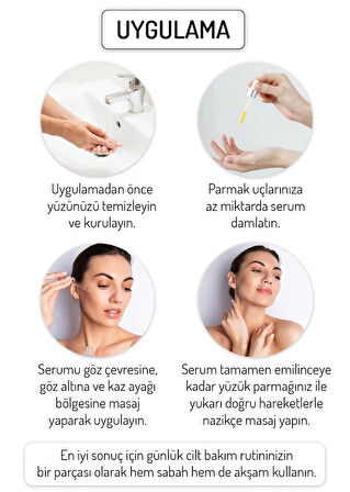 Nanoderma Yaşlanma Karşıtı Serum Göz Çevresi Göz Altı Serumu Kırışıklık Kaz Ayakları Anti-Aging Eye Serum 10ML