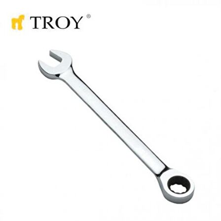 Troy 21712 Cırcırlı Kombine Anahtar. 12Mm