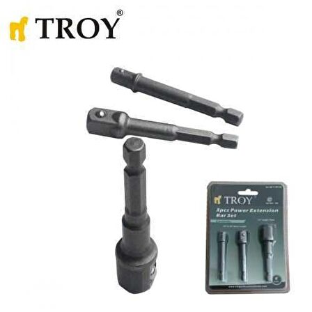 Troy 26132 Lokma Adaptör Seti. 3 Parça