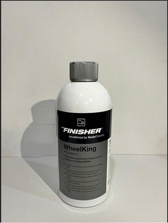 Koch Chemie The Finisher WheelKing Demir Tozu, Jant Temizleyici ve Parlatıcı 500 ml | Asitsiz Renk Değiştiren Profesyonel Jant Temizleyici