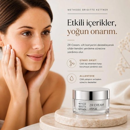 Zinc Repair ZR Cream Silver Edition 15 ml – Onarıcı Çinko içerikli Yüz Bakım Kremi
