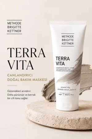 Terra Vita 150 ml – Canlandırıcı Doğal Yüz Bakım Maskesi