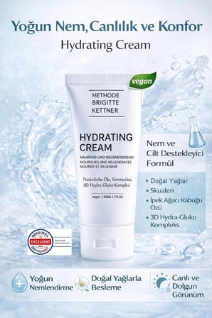 Hydrating Cream 50 ml – Yoğun Nemlendirici Yüz Kremi