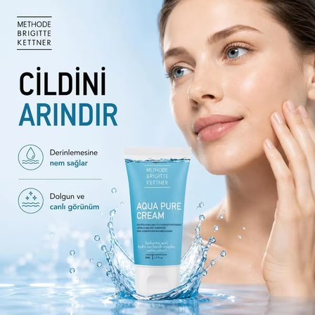 Aqua Pure Cream 50 ml – Saf Nemlendirme Sağlayan Yüz Kremi