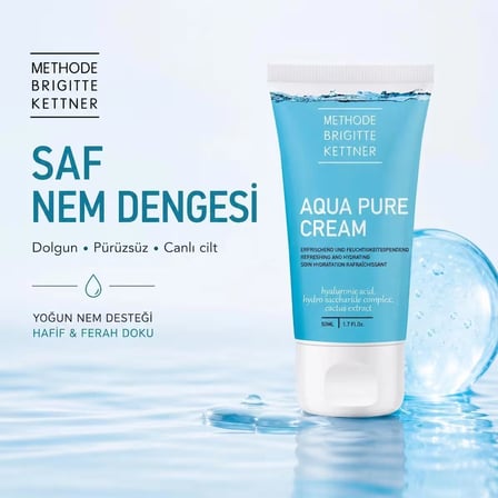 Aqua Pure Cream 50 ml – Saf Nemlendirme Sağlayan Yüz Kremi