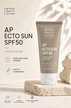 AP Ecto Sun SPF50 50 ml – Yüksek Korumalı Yüz Güneş Kremi