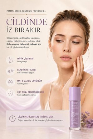 Skin Recharge Cream 50 ml – Yenileyici & Enerji Veren Yüz Kremi