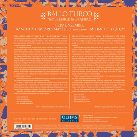 A.K. Müzik Pera Ensemble Ballo Turco 2 LP Klasik Plak