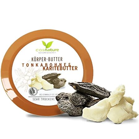 Cosnature Vegan Tonka Fasulyeli Ve Shea Yağlı Vücut Kremi