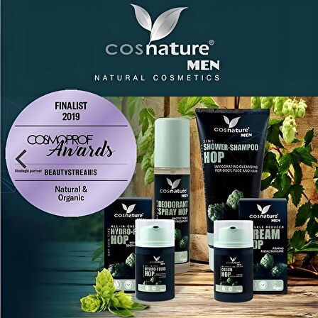 Cosnature Men Şerbetçiotlu Vegan - Hepsi Bir Arada Su Bazlı Erkek Yüz Kremi