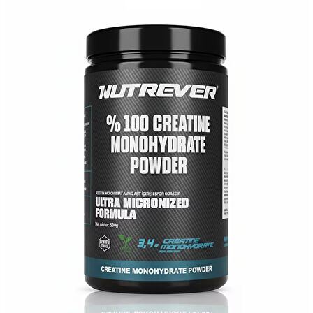 Nutrever Creatine Micronized 500 Gr - AROMASIZ