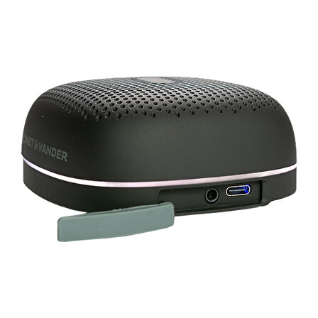 Thonet & Vander Duett 10W RMS Taşınabilir Siyah Bluetooth Hoparlör HK096-03614