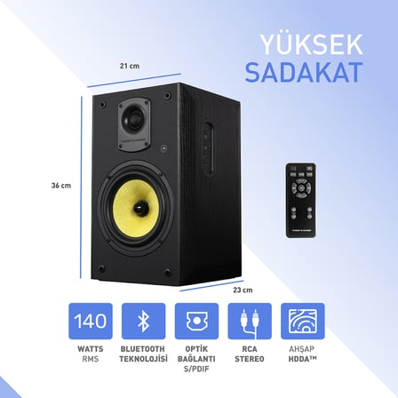 Thonet & Vander KUGEL 2.0 140W Cinema Hoparlör Gen2 - 2.0 Sistem