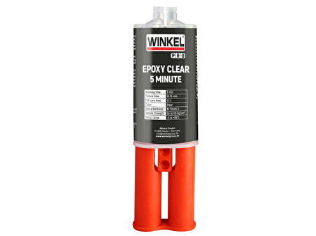 WINKEL 20065 PRO 5 MINUTE Clear Çift Kompenantlı Epoksi 25 GR.
