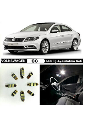 Vw Cc Komple Beyaz Led Iç Aydınlatma Ampul Seti 11 Adet Led