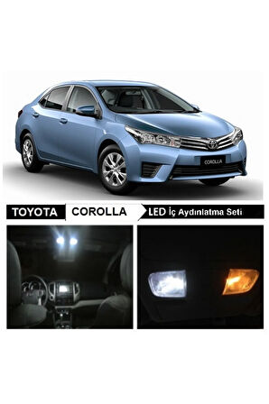 Toyota Corolla Beyaz Led Iç Aydınlatma Ampul Seti