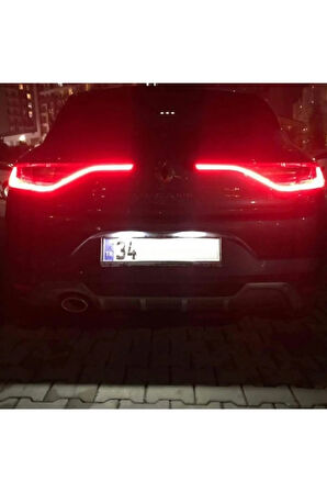 Renault Megane 4 Sedan Led Plaka Aydınlatma Ampulü T10