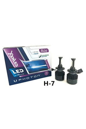 H7 Duo Uyumlu Led Xenon Şimşek Etkili Beyaz Zenon H7