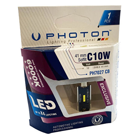 Photon C10W 12V 41Mm Exclusive Serisi Can-Bus Sofit Led Ph7027