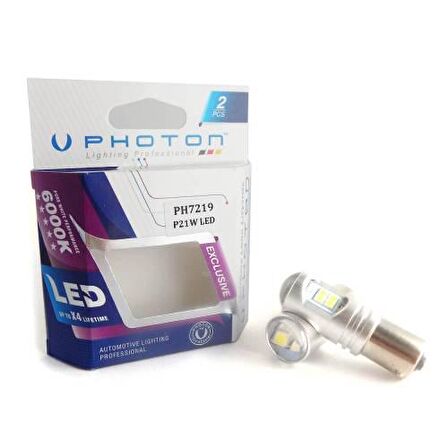 Photon PH7219 Mercekli Led Ampul 12v 93 Beyaz 12led 21w 6000k