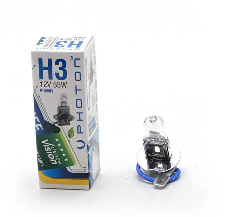 PHOTON H3 12V 55W PR  +%30 FAZLA IŞIK PH5503