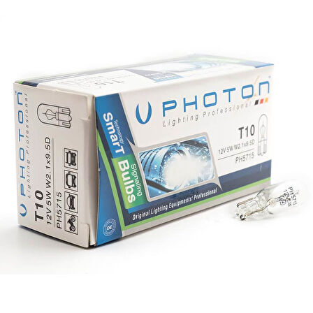 PHOTON T10 12V 5W DIPSIZ STANDART PARK AMPUL PH5715