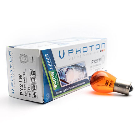 PHOTON PY21W 12V 93 AMBER ŞAŞI AMPUL PH5717