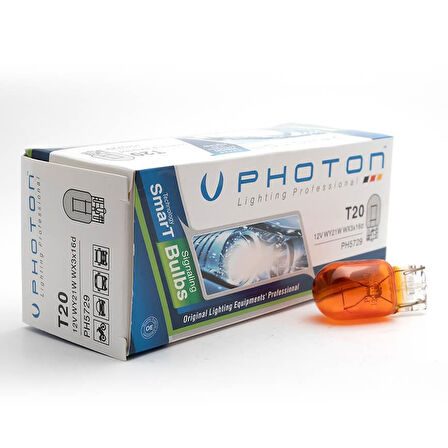 PHOTON T20 21W 12V TEK DEVRE AMBER AMPÜL PH5729