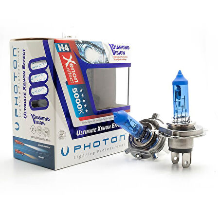 PHOTON H4 12V 60/55W DV CD DIAMOND VISION SET (BEYAZ IŞIK) PH5504 DV