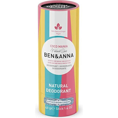 Ben  Anna Natural Deostick Coco Mania 40 Gr