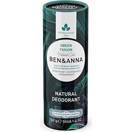 Ben  Anna Green Fusion Natural Deostick 40 Gr