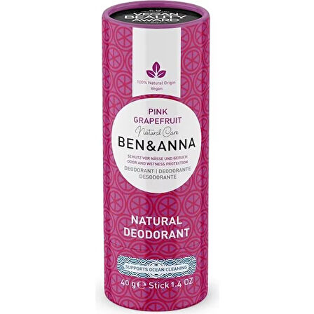 Ben  Anna Natural Deostick Pink Grapefruit 40 Gr