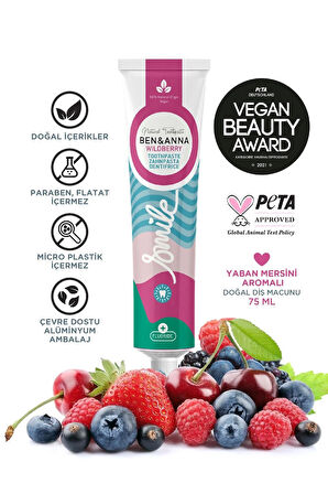 BEN & ANNA  YABAN MERSİNİ AROMALI DİŞ MACUNU