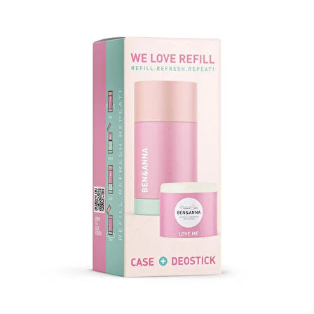 BEN ANNA BEN & ANNA KUTU REFILL CASE + REFILL LOVE ME DEOSTICK