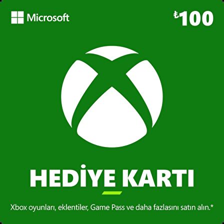 Xbox Hediye Kartı 100 TRY