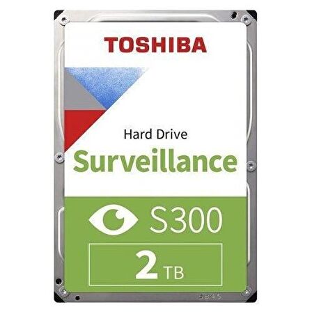 Toshiba S300 3.5 inç 2 TB 5400 RPM Sata 3.0 Harddisk 