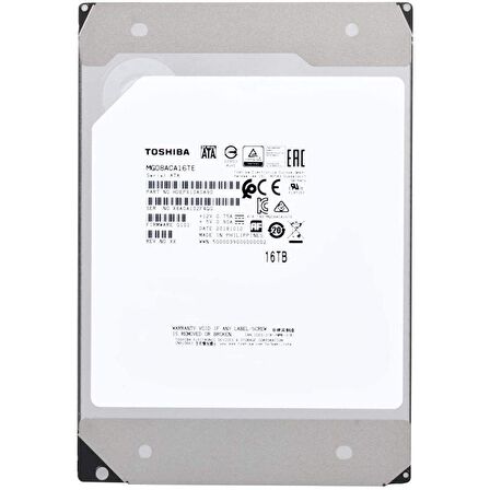 Toshiba MG08 3.5 inç 16 TB 7200 RPM Sata 3.0 Harddisk 